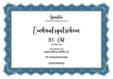 Geschenkgutschein 100